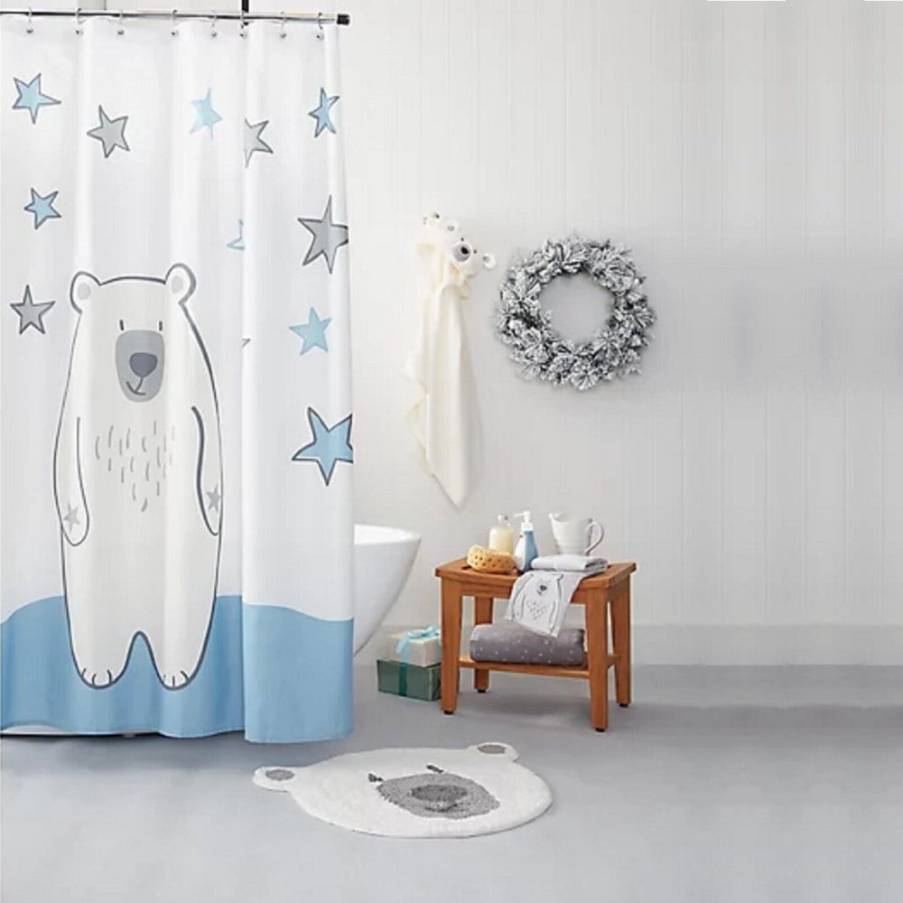 COPY - NWT Marmalade 72-Inch x 72-Inch Polar Bear Shower Curtain - Picture 2 of 4